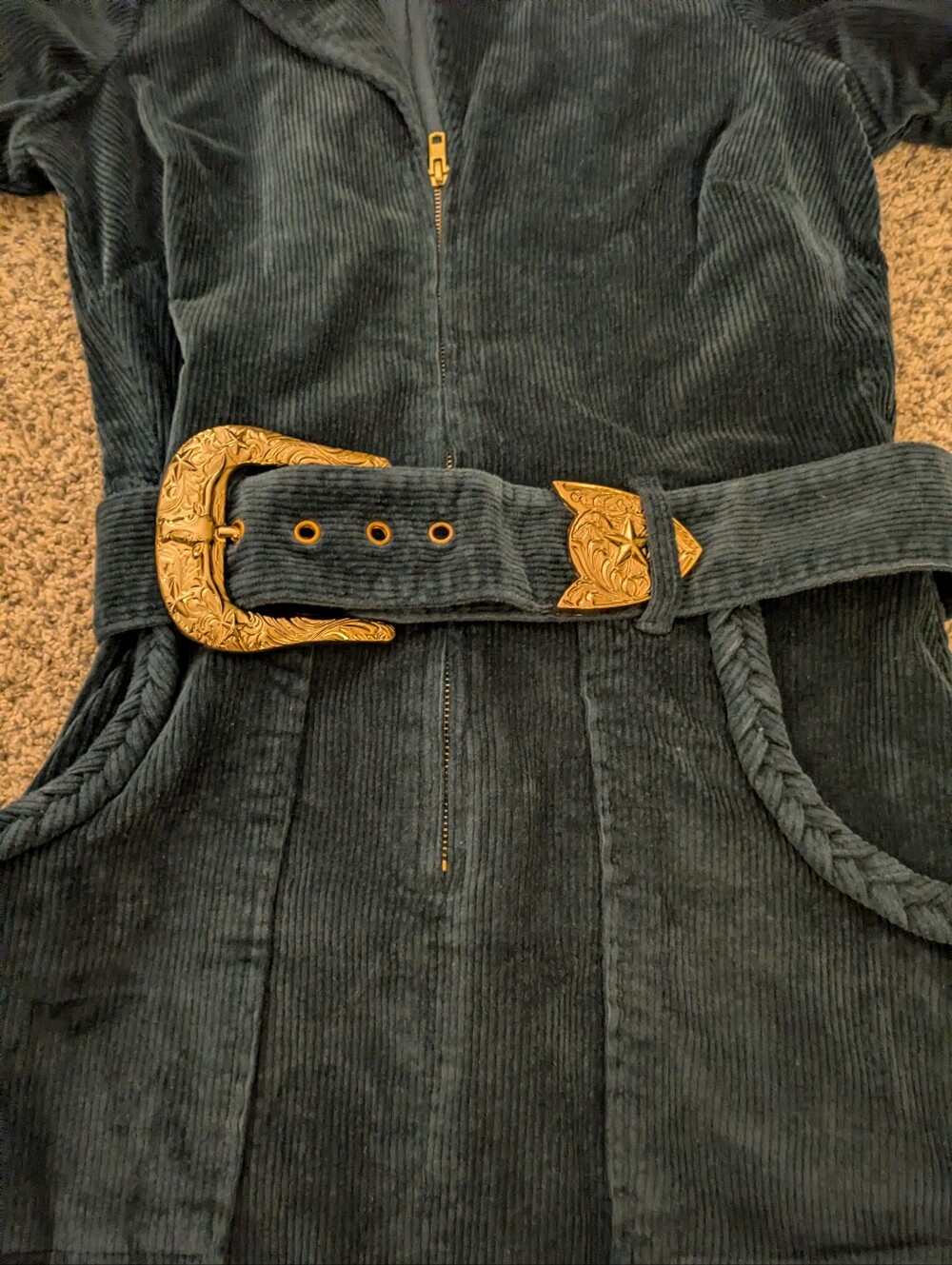 Show Me Your Mumu Outlaw Jade Corduroy Dress - Picture 7 of 9